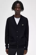 Fred Perry Classic Men’s Cardigan Black WTVAS7258