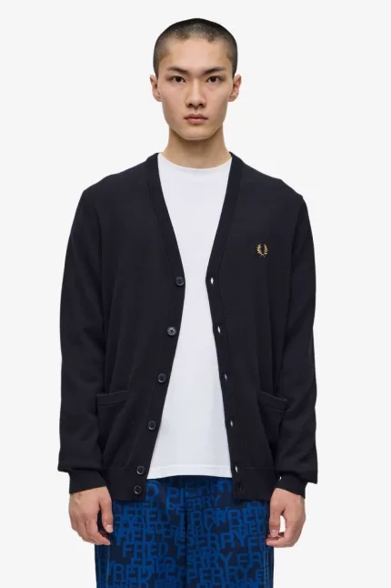 Fred Perry Classic Men’s Cardigan Navy GUBSI3175