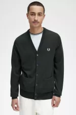 Fred Perry Classic Men’s Cardigan Night Green GPHMR2357