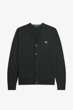 Fred Perry Classic Men’s Cardigan Night Green GPHMR2357