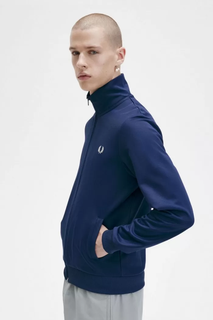 Fred Perry Classic Men’s Track Jackets French Navy EIRWD4761