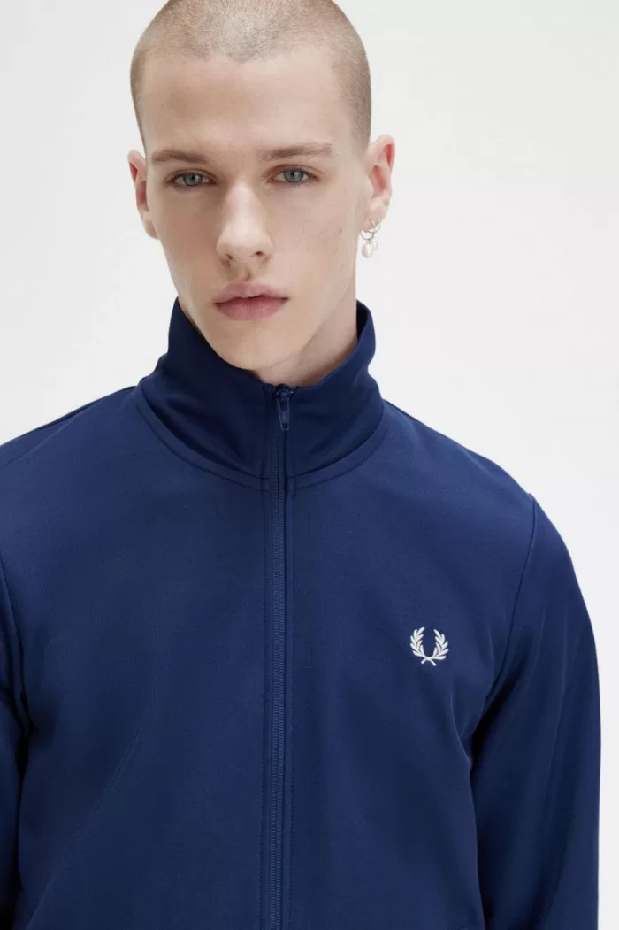 Fred Perry Classic Men’s Track Jackets French Navy EIRWD4761