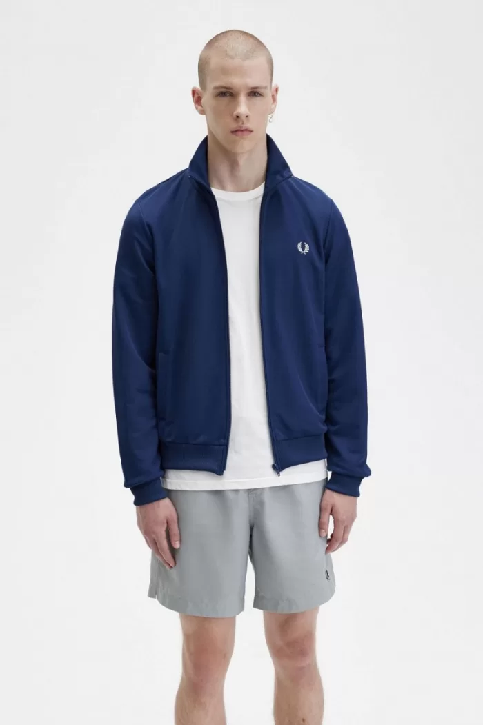 Fred Perry Classic Men’s Track Jackets French Navy EIRWD4761