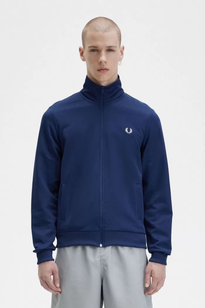 Fred Perry Classic Men’s Track Jackets French Navy EIRWD4761