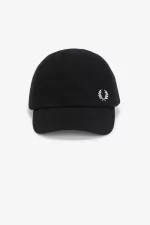 Fred Perry Classic Pique Men’s Caps Black Snow White OJEDP5179