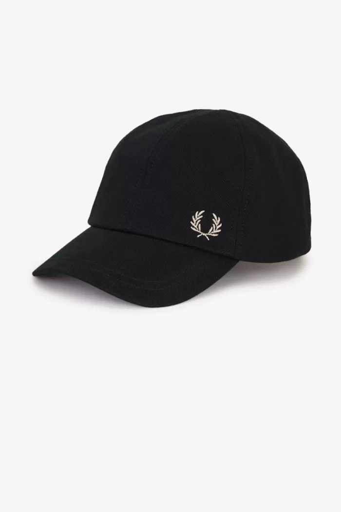 Fred Perry Classic Pique Men’s Caps Black Green SUZEH5896