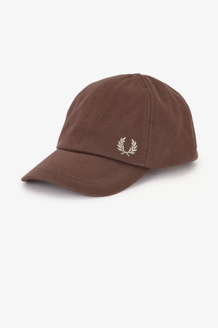 Fred Perry Classic Pique Men’s Caps Dark Red Warm Grey XPVBF7062