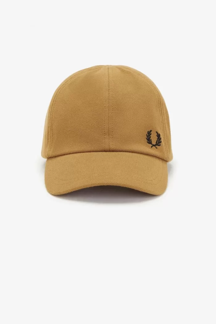 Fred Perry Classic Pique Men’s Caps Dark Coffee Black RTPAF3240