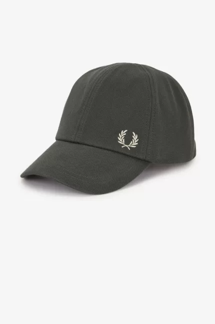 Fred Perry Classic Pique Men’s Caps Field Green Oatmeal ZWBTQ0738