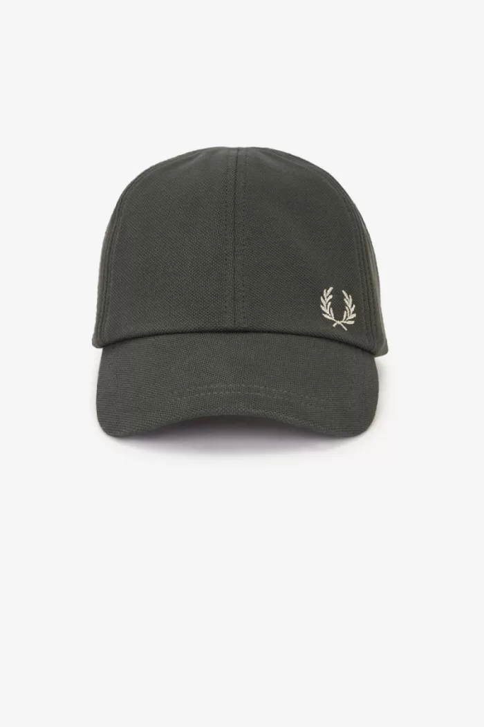 Fred Perry Classic Pique Men’s Caps Field Green Oatmeal ZWBTQ0738