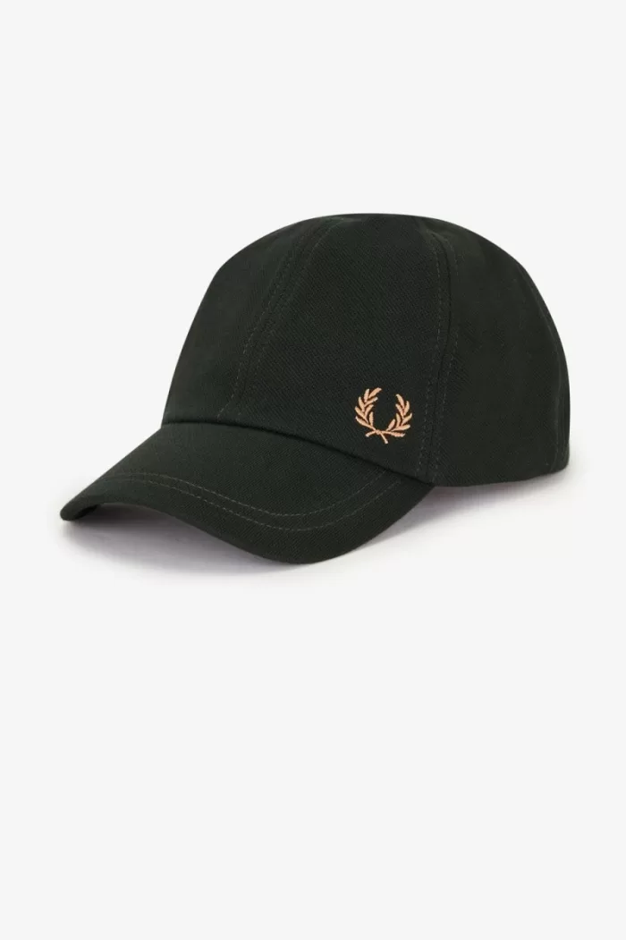 Fred Perry Classic Pique Men’s Caps Night Green Light Rust VPXBN3902