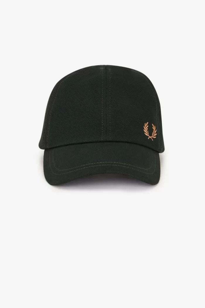 Fred Perry Classic Pique Men’s Caps Night Green Light Rust VPXBN3902