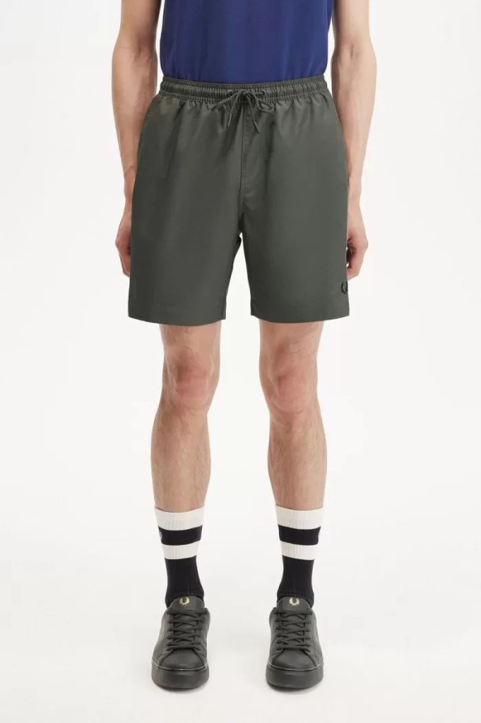 Fred Perry Classic Swim Men’s Shorts Field Green VNBJC4806