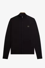 Fred Perry Classic Zip Through Men’s Cardigan Black XROCG4061