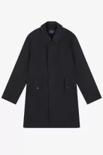 Fred Perry Concealed Placket Mac Men’s Parka Black EPAFO4567