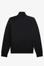 Fred Perry Contrast Panel Men’s Track Jackets Black FUKLT7103