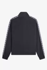 Fred Perry Contrast Tape Men’s Track Jackets Navy Navy EYZSJ5862