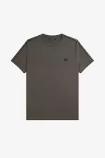 Fred Perry Contrast Tape Ringer Men’s T-Shirt Field Green Field Green MEADP0814