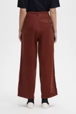 Fred Perry Corduroy Women’s Pants Whisky Brown RMUFJ7235