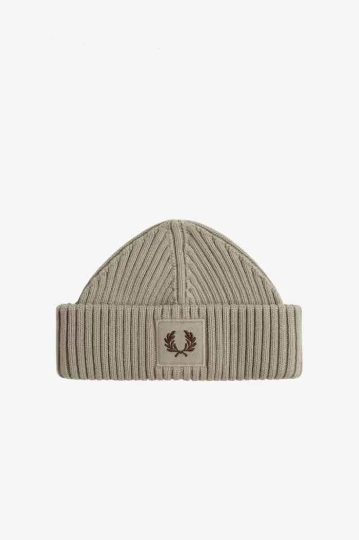 Fred Perry Cotton Rib Men’s Caps Warm Grey Dark Red OIXTC6593