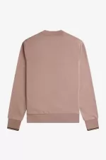 Fred Perry Crew Neck Men’s Sweatshirts Dark Pink PBGNV7602