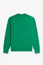 Fred Perry Crew Neck Men’s Sweatshirts Green XVAPS2781