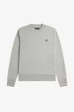 Fred Perry Crew Neck Men’s Sweatshirts Grey YDXNZ0146