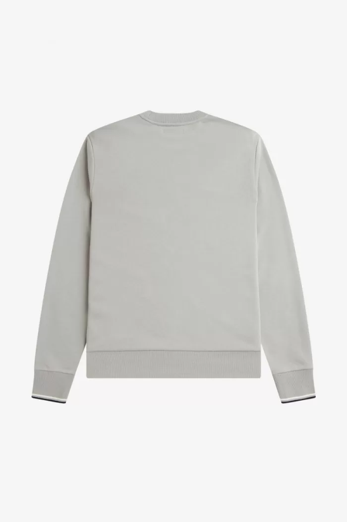 Fred Perry Crew Neck Men’s Sweatshirts Grey YDXNZ0146