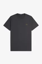 Fred Perry Crew Neck Men’s T-Shirt Anchor Grey Dark Coffee QZWRM5604