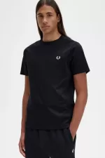 Fred Perry Crew Neck Men’s T-Shirt Black DOUTL2153