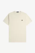 Fred Perry Crew Neck Men’s T-Shirt Oatmeal Black UPGDQ5470