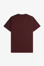 Fred Perry Crew Neck Men’s T-Shirt Oxblood Beige AQSTI1325