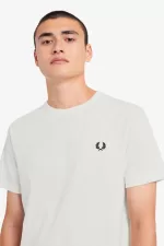 Fred Perry Crew Neck Men’s T-Shirt Snow White ERHWV4658