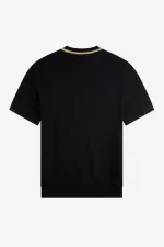 Fred Perry Crew Neck Piqué Men’s T-Shirt Black JEIMS0853