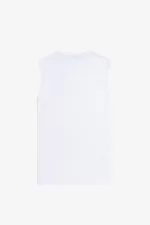 Fred Perry Crew Neck Vest Men’s T-Shirt White LGWRS0529