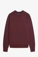 Fred Perry Crew Neck Women’s Jumper Oxblood HVJMA2038