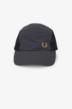 Fred Perry Crinkle Nylon Mesh Men’s Caps Anchor Grey IUSKZ4521