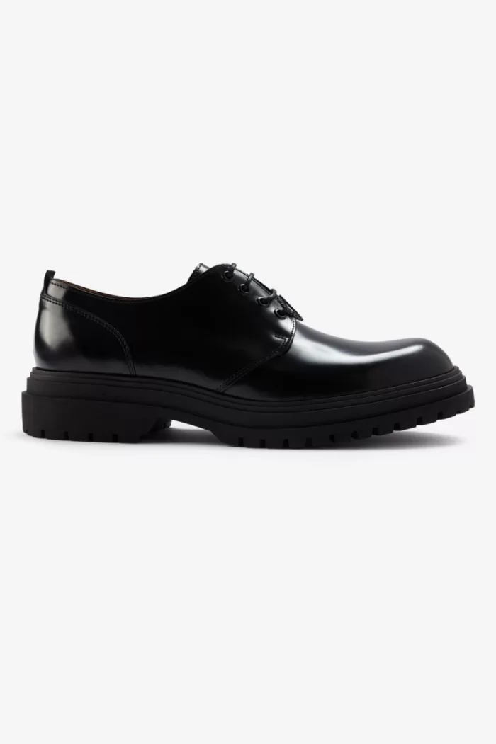 Fred Perry Derby Women’s Loafers Black SIOYW6138