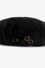 Fred Perry Embroidered Beret Women’s Hats Black ALNWZ4931