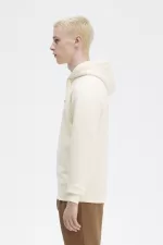 Fred Perry Embroidered Hooded Men’s Sweatshirts Beige ICTMO4237