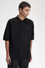 Fred Perry Embroidered Men’s Polo Shirt Black CTGMK2965