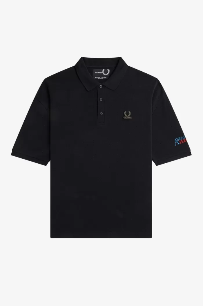 Fred Perry Embroidered Men’s Polo Shirt Black CTGMK2965