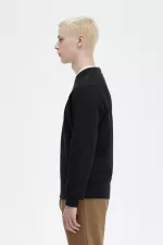 Fred Perry Embroidered Men’s Sweatshirts Navy MULQJ7624