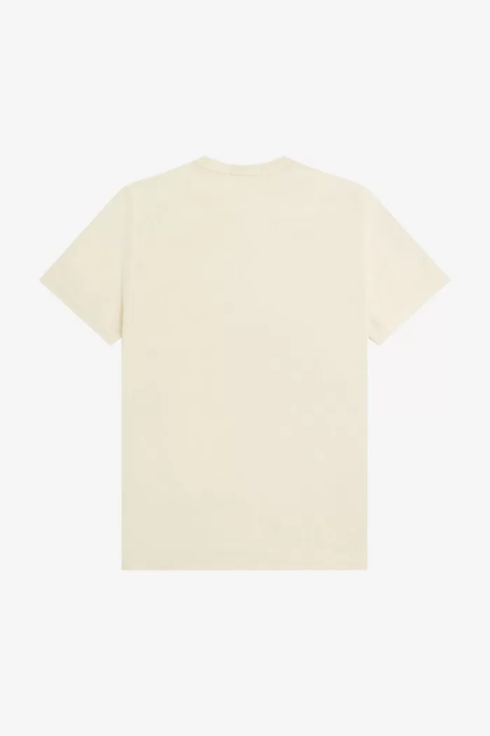 Fred Perry Embroidered Men’s T-Shirt Beige CUEJY1865