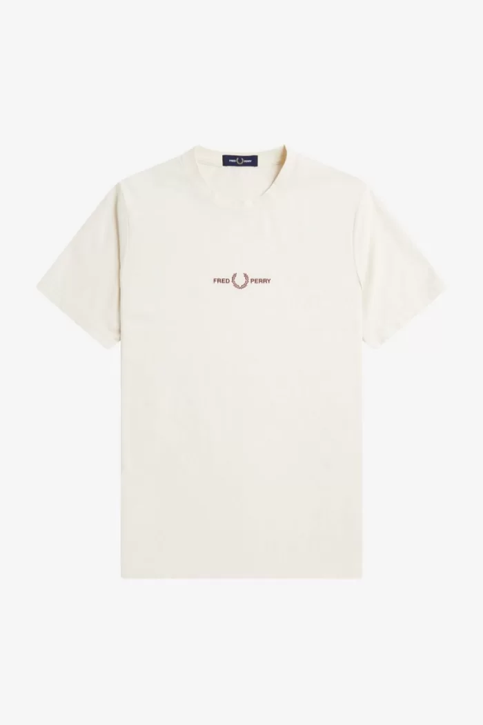 Fred Perry Embroidered Men’s T-Shirt Beige XLVNC3456