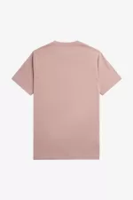 Fred Perry Embroidered Men’s T-Shirt Dark Pink UNFAH6514