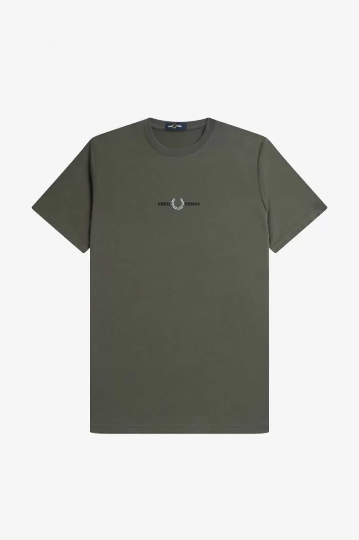 Fred Perry Embroidered Men’s T-Shirt Field Green IOPBY1930