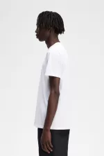 Fred Perry Embroidered Men’s T-Shirt White UODEJ4026