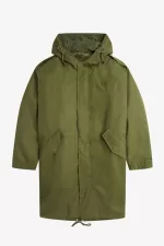 Fred Perry Faux Fur Lined Men’s Parka Parka Green UFOHL1593