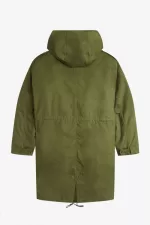 Fred Perry Faux Fur Lined Men’s Parka Parka Green UFOHL1593